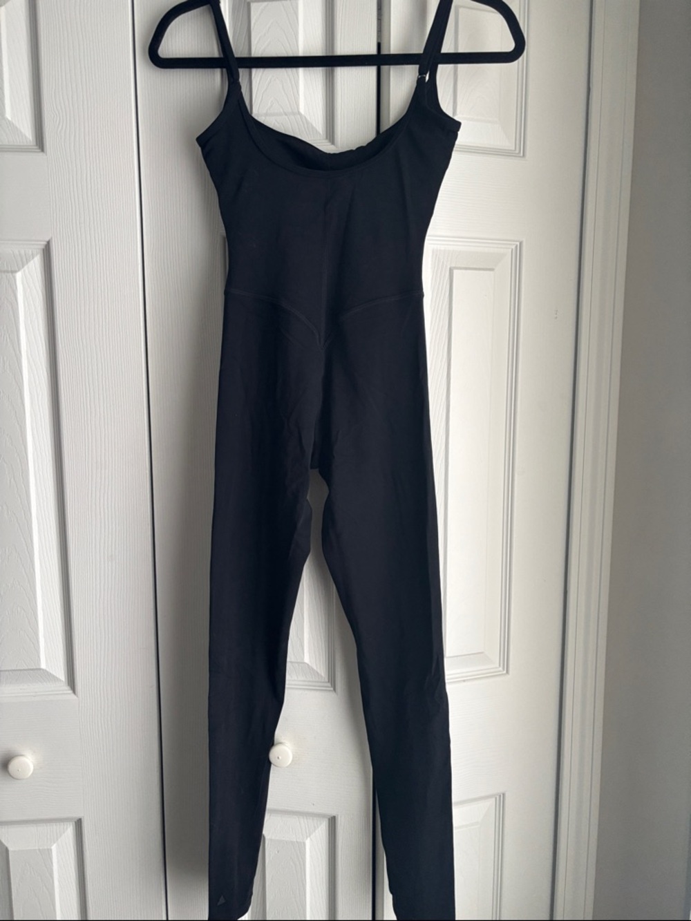 Black Slim-Strap Jumpsuit for Women - Picture 4 of 4